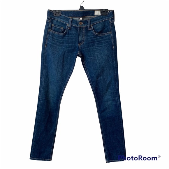 Rag & Bone | Tomboy Skinny Jeans in Aged - Picture 4 of 11
